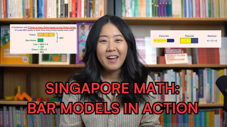 Singapore math methodology: Bar models (aka tape or strip diagrams) in action
